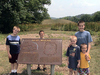 Chambers Family at Seip Mound