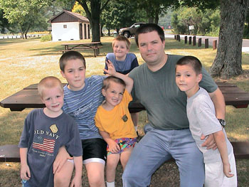 Chambers Family at Seip Mound