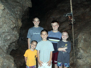 Chambers Family at 7 Caves, Bainbridge, Ohio