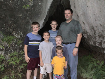 Chambers Family at 7 Caves, Bainbridge, Ohio