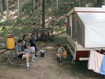 Campsite, Tar Hollow State Park